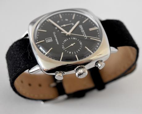 Briston Clubmaster Vintage Acier Chronographe Briston Clubmaster Vintage Acier Chronographe