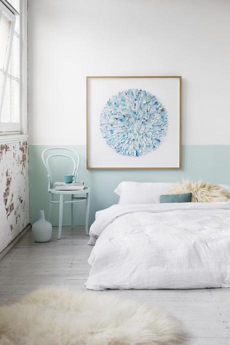 Le soubassement mural, la nouvelle tête de lit blog deco - soubassement chambre