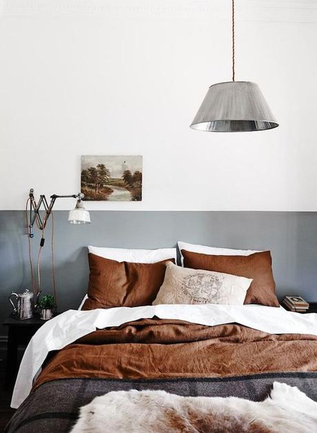 Le soubassement mural, la nouvelle tête de lit tendance deco - soubassement chambre