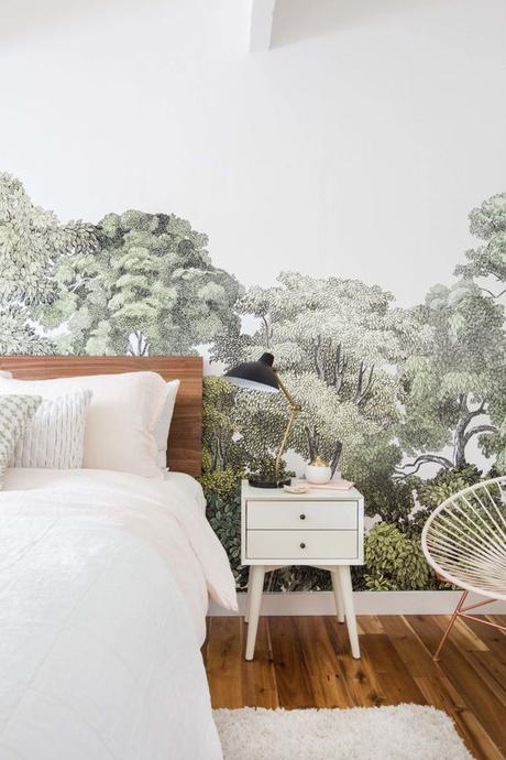 Le soubassement mural, la nouvelle tête de lit blog deco - papier peint chambre