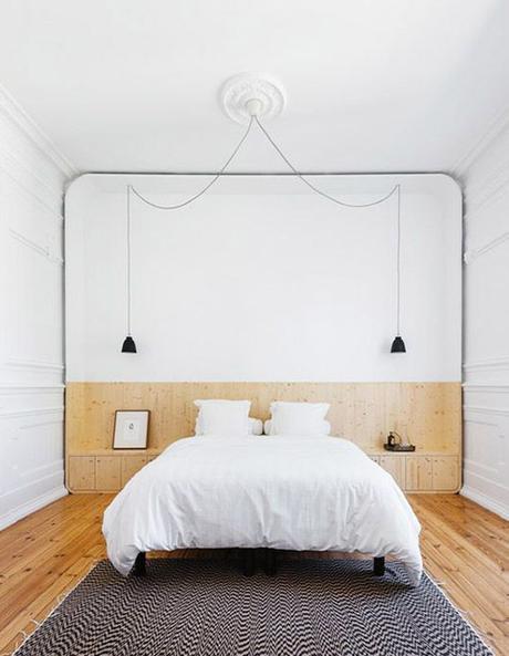 Le soubassement mural, la nouvelle tête de lit blog deco - tendance couleurs chambre