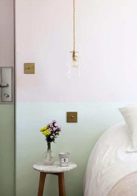 Le soubassement mural, la nouvelle tête de lit blog deco - soubassement chambre
