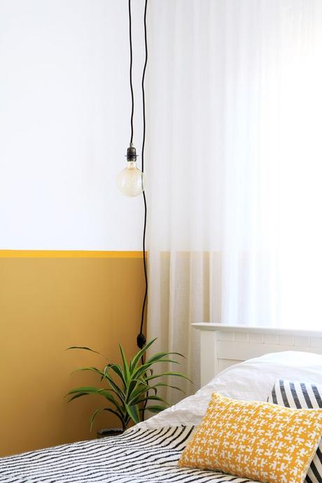 Le soubassement mural, la nouvelle tête de lit tendance deco - soubassement chambre