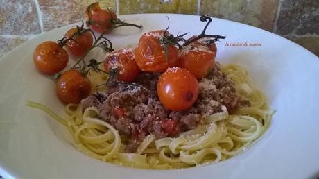 Linguine alla bolognese Linguine alla bolognese