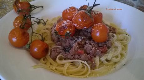 Linguine alla bolognese Linguine alla bolognese