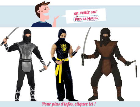 Deguisement Ninja enfant 8/10 ans Deguisement Ninja enfant 8/10 ans