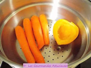 Tartelette aux carottes et à la courge, aux graines de Sarrasin (Vegan)