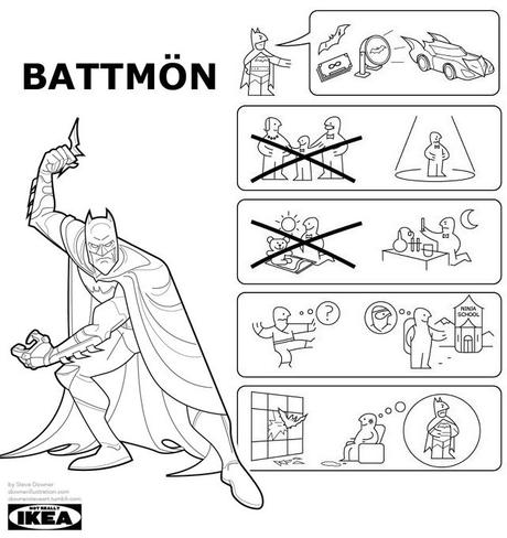 L’histoire des super-héros façon IKEA !