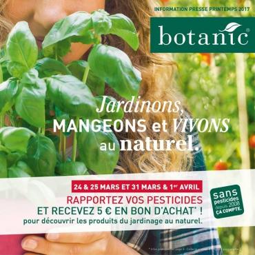 Jardinage : Botanic remplace vos pesticides par des produits bio