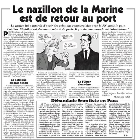 #Chatillon, le petit employé antisémite du #FN se sucre sur son dos… avec la bénédiction de son amie #MLP #FN