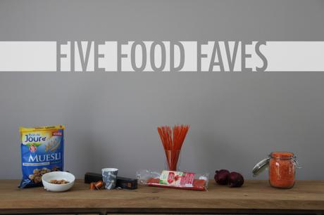 #1 FIVE FOOD FAVES
