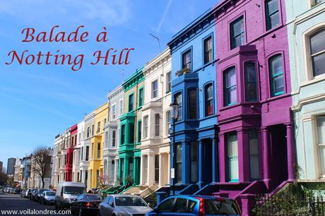 Balade dans le quartier de Notting Hill