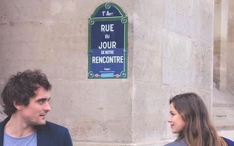 L’application Happn détourne les noms des rues de Paris