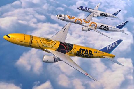 Star Wars : la compagnie aérienne japonaise ANA dévoile un nouvel avion C-3PO !