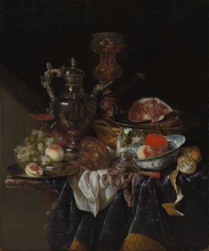 Abraham Van Beyeren, Still Life with Silver Wine Jug, 1660-1666 Cleveland Museum of Art