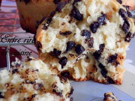 Muffins américains aux pépites de chocolat à vous rendre addict !