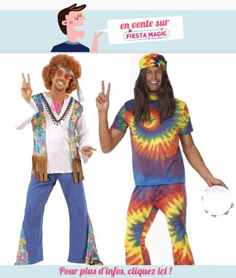 Deguisement Hippie pour homme Deguisement Hippie pour homme