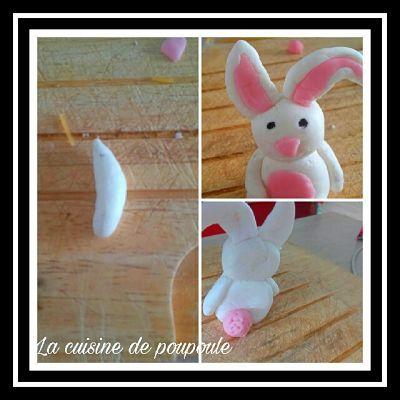 Tuto lapin et coccinelle en pâte à sucre Tuto lapin et coccinelle en pâte à sucre