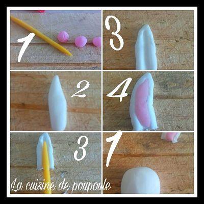 Tuto lapin et coccinelle en pâte à sucre Tuto lapin et coccinelle en pâte à sucre