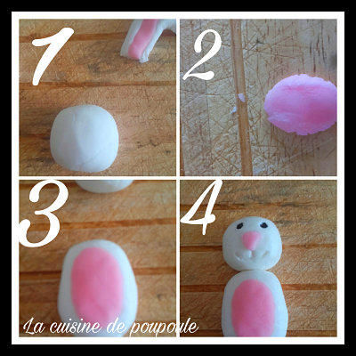 Tuto lapin et coccinelle en pâte à sucre Tuto lapin et coccinelle en pâte à sucre