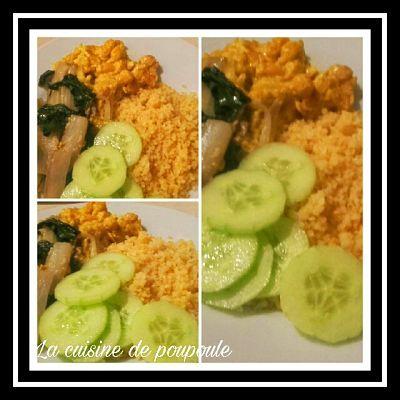 Blettes sautées, boulgour et pois chiches au curry au thermomix ou sans (vegan) Blettes sautées, boulgour et pois chiches au curry au thermomix ou sans (vegan)