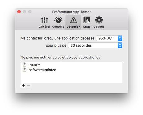 App Tamer 2 pour contrôler l’autonomie de votre Mac App Tamer 2 pour contrôler l’autonomie de votre Mac