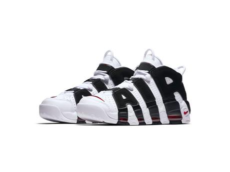 Nike Air Uptempo White Black Varsity Red