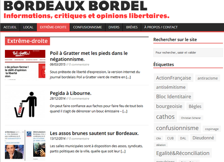 A #Bordeaux,  Bordel, le Pavé est Brûlant… dans la soupe du #FN et ses nazidentitaires !