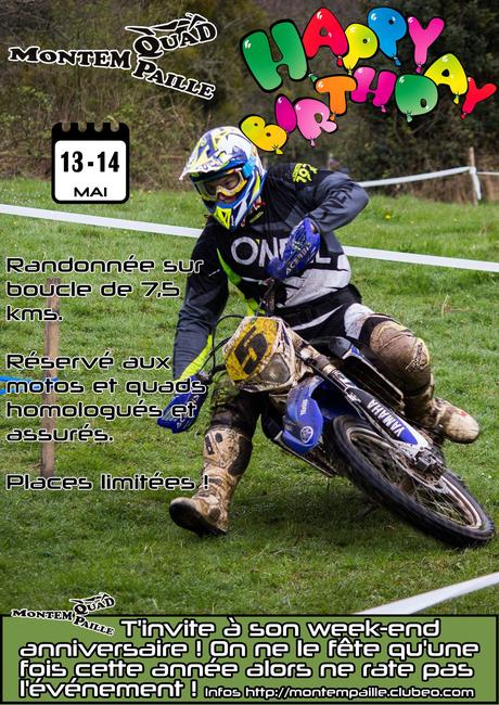 Week-end enduro motos et quads à Montepaille (41), le 14 et 15 mai 2017 Week-end enduro motos et quads à Montepaille (41), le 14 et 15 mai 2017
