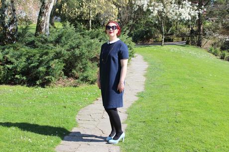 Look mode Nantais : col claudine et rock n roll blog-mode-nantes-robe-kiabi-mercredi-adams