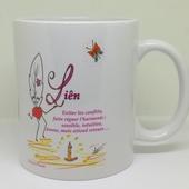 Naomi Mug Prénom dessin original Lily la Plume : Vaisselle, verres par lily-la-plume