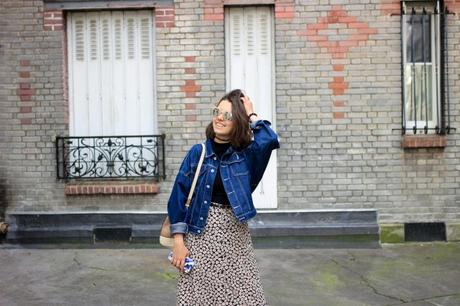 JUPE FLEURIE DANS MON PARIS POURRI 3 tenue d'été