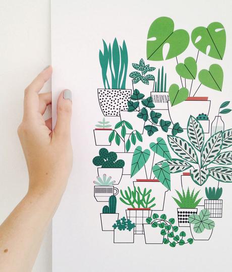 Simple natural illustrations by Sarah Abbott