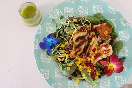 #PouletCA - Salade de poulet grillé d'inspiration printannière