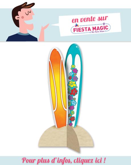 centre-de-table-exotique-surf centre-de-table-surf-theme-exotique