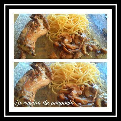Lapin aux champignons Lapin aux champignons
