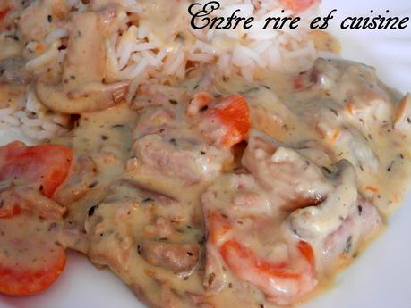 Filet mignon de porc façon Blanquette Filet mignon de porc façon Blanquette