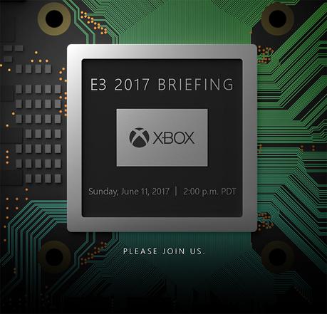 Microsoft confirme que la Xbox Scorpio sera dévoilée lors du E3 L'invitation de Microsoft à l'effigie du Scorpio Engine, le système sur puce alimentant sa prochaine console.