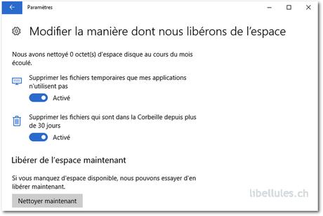 Windows 10 Creators Update - Windows peut désormais supprimer automatiquement les fichiers temporaires et la corbeille Windows 10 Creators Update - Windows peut désormais supprimer automatiquement les fichiers temporaires et la corbeille