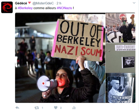 #Berkeley ? Pathétique Pujadas #antifa #NoNazis #Berkeley ? Pathétique Pujadas #antifa #NoNazis