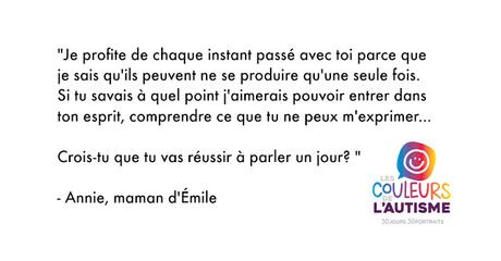 Autisme, la couleur d'Émile #30couleurs Julie Philippon Mamanbooh Autisme, la couleur d'Émile #30couleurs Julie Philippon Mamanbooh