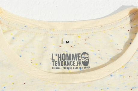 T-shirt L'Homme Tendance collection capsule: impression au col T-shirt L'Homme Tendance collection capsule: impression au col