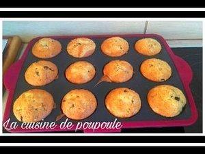 Muffins banane et pépites de chocolat au thermomix ou sans Muffins banane et pépites de chocolat au thermomix ou sans