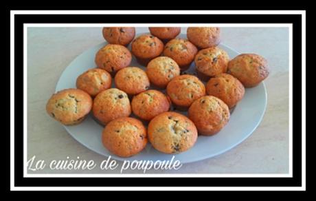 Muffins banane et pépites de chocolat au thermomix ou sans Muffins banane et pépites de chocolat au thermomix ou sans