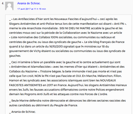 « Résistance » « républicaine » incite à la violence et à la haine raciste