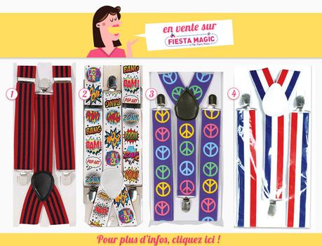 Bretelles fantaisies Bretelles fantaisies