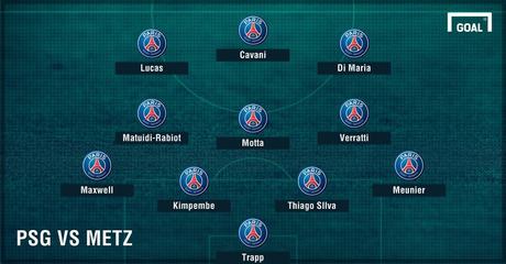 Découvrez la composition du PSG face à Metz ! Découvrez la composition du PSG face à Metz !