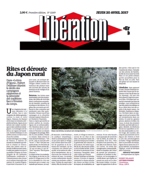 Libération aime les Lettres d’Ogura (L’Asiathèque)