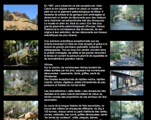 Roadbook : Une 4° visite du Languedoc Le musée du dinosaure, Mèze