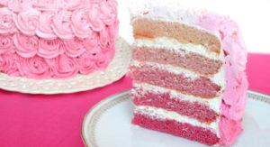 Layer Cake Rose avec Thermomix